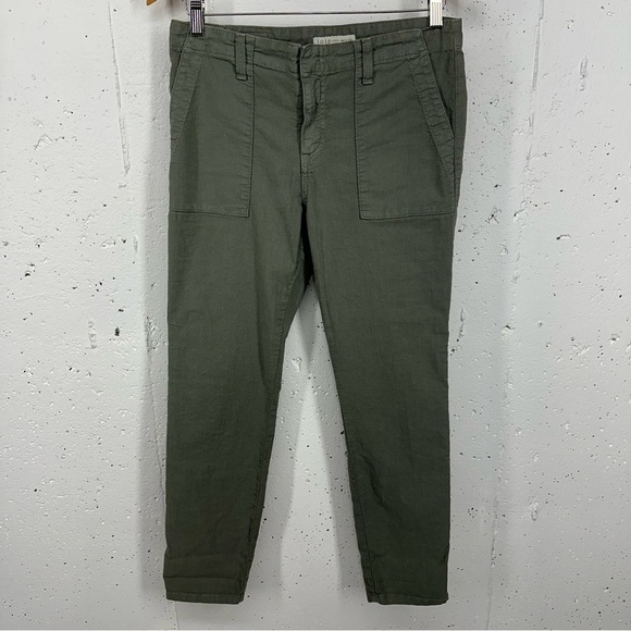 Joie size 27 Painter Chino Pant in Olive Fatigue - Picture 2 of 16